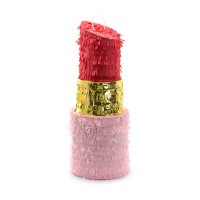 Piñata 3D de rouge à lèvres de 20 x 54 x 20 cm