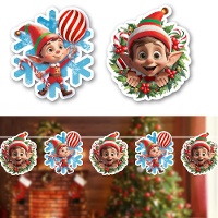 Guirlande d'Elfes de Noël de 3 m