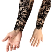 Tatouage temporaire de zombies