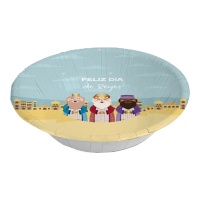 Bols des Rois Mages bleu de 17,5 cm - 6 unités