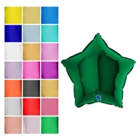 Ballon étoile métallisé de 46 cm - Grabo