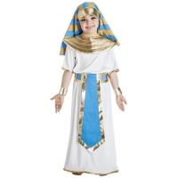 Costume d'égyptien avec ceinture bleue pour enfant