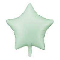 Ballon étoile mat pastel de 48 cm - Partydeco - 1 unité