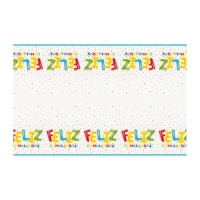 Nappe Joyeux Anniversaire de 1,37 x 2,13 m