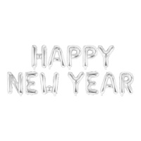 Ballon lettres Happy New Year 4,22 x 0,46 m - PartyDeco