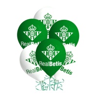 Ballons en latex du Real Betis Balompié - 8 unités