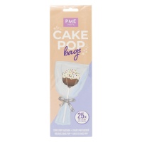 Sachet pour sucettes en plastique transparentes de 25,4 x 7,6 cm - PME - 25 unités