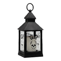 Lanterne à tête de mort avec lumière