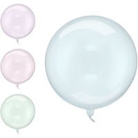 Globe orbz transparent de 40 cm - 1 unité