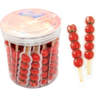 Brochette de fraises en gélatine de 20 gr - 50 unités