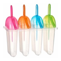 Moule pour glaces aux couleurs vives - 4 compartiments