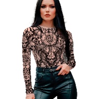 Body de tatouages sataniques