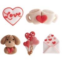 Figurines en sucre pour amoureux - 30 pièces