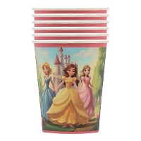 Gobelets Princesses de 9,5 cm - 6 unités
