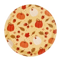 Assiettes d'automne de 23 cm - lot de 6