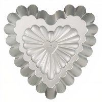 Moule coeur 24 x 24 x 5 cm - Decora