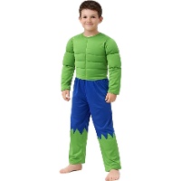 Costume de super-héros vert pour enfant