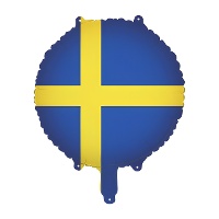 Ballon drapeau de la Suède 35 cm
