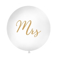 Ballon en latex géant Mrs de 90 cm - PartyDeco - 1 unité
