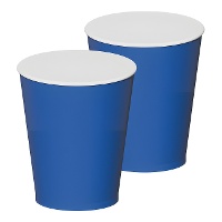 Gobelets de 270 ml de couleurs - 8 unités