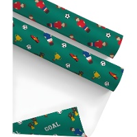 Papier cadeau thème Football 5 x 0,70 m - 1 unité