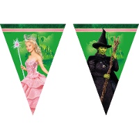Fanion Wicked avec Glinda et la Méchante Sorcière