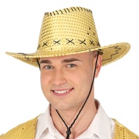 Chapeau de cowboy avec paillettes colorées