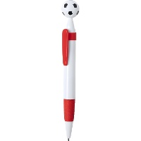 Stylo à bille de football coloré