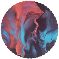Base pour gâteau de 20 x 20 x 0,3 cm design abstrait - 1 unité