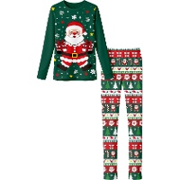 Pyjama de Noël pour femme à l'effigie du Père Noël