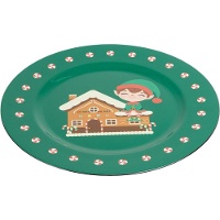 Sous-assiette décorative avec lutin de 33 cm