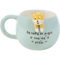 Tasse 400 ml « La vie est meilleure avec un chien »
