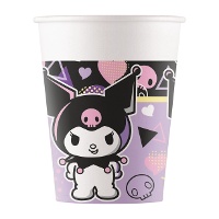 Gobelets Kuromi 200 ml - lot de 8