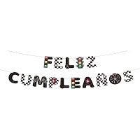 Guirlande Joyeux Anniversaire Racing 4,00 m