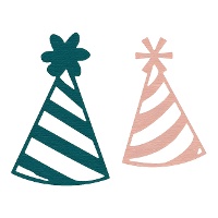 Matrices de découpe pour chapeaux de fête Zag - Misskuty - 2 unités