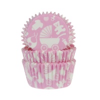 Capsules pour cupcakes de bébé - House of Marie - 50 unités