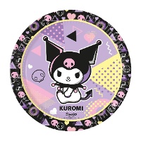 Assiettes Kuromi 23 cm - lot de 8