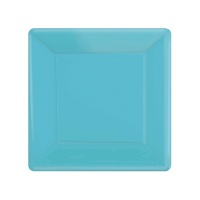 Assiettes en carton de 26 cm de couleurs - 20 unités