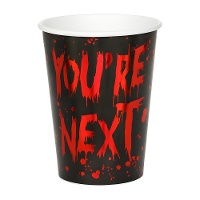 Gobelets ensanglantés d'Halloween 250 ml - lot de 6