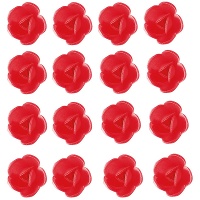 Gaufrettes de fleurs rose de 4,5 cm - Dekora - 50 unités