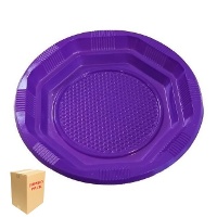 Assiettes en plastique colorées de 13,5 cm - 1920 unités