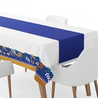 Chemin de table bleu nuit de 40 cm - 5 m