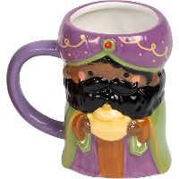 Mug 3D de 470 ml représentant Balthazar, roi mage