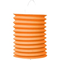 Lanterne en papier tubulaire de 16 cm de couleurs - 1 unité