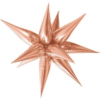 Ballon étoile 3D de 66 cm - J&E - 1 unité