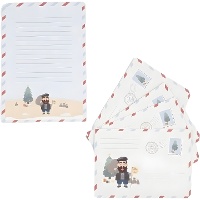 Cartes avec enveloppes pour Olentzero - 6 unités