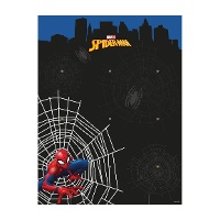 Présentoir à donuts Spiderman motif toile d'araignée