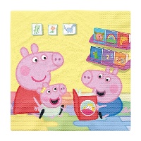 Serviettes Peppa Pig 16,5 x 16,5 cm - 16 unités