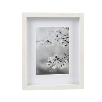 Cadre photo 13 x 18 cm - finition cerisier blanc