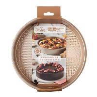 Moule rond rose doré de 24,5 x 5 cm - Decora